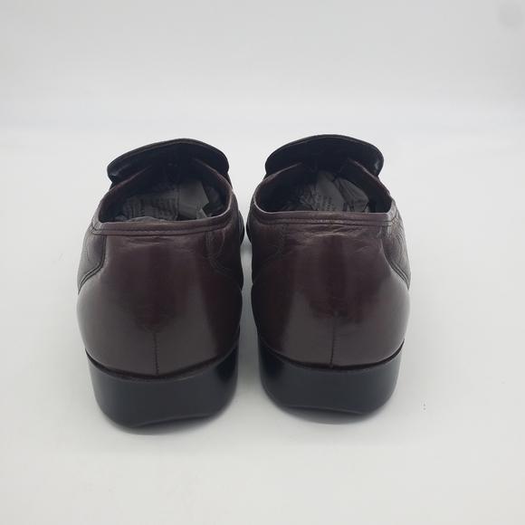 Florsheim Shoes Men 10.5D Riva Moc Toe Bit Loafers Burgundy - Picture 10 of 13